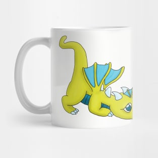 Yellow Dice Goblin Dragon Baby Mug